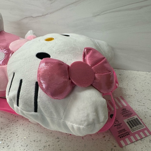 Hello Kitty Girls pink Plush Backpack for Kids - 13”
with pink Adjustable Strap - Picture 6 of 16